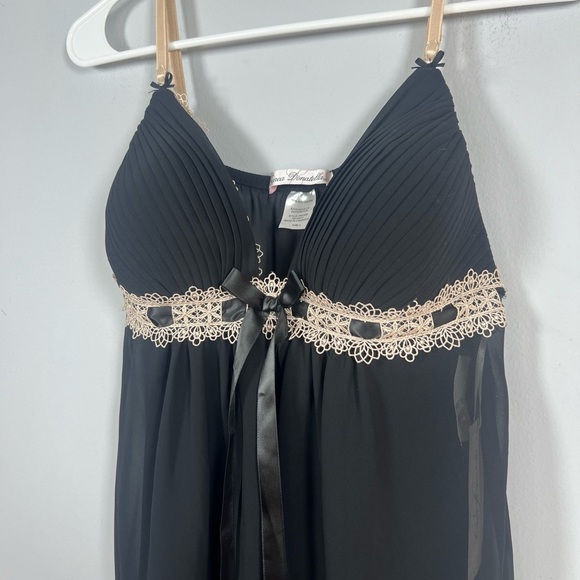 NWT Linea Donatella Pleated Babydoll Chemise Large - Picture 3 of 9